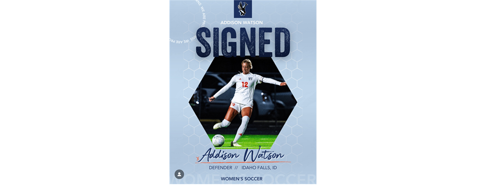 Congratulations to Addison Watson!